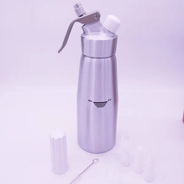 Высококачественный Алюминиевый кремовый взбиватель 500 мл с металлической