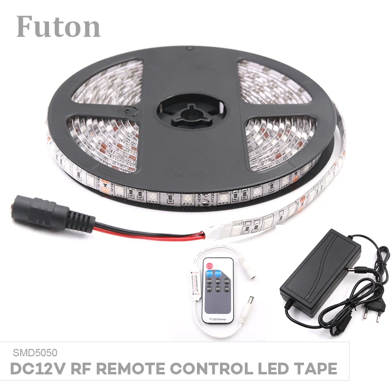 5 м DC 12V Беспроводной RF регулятор освещенности с дистанционным управлением
