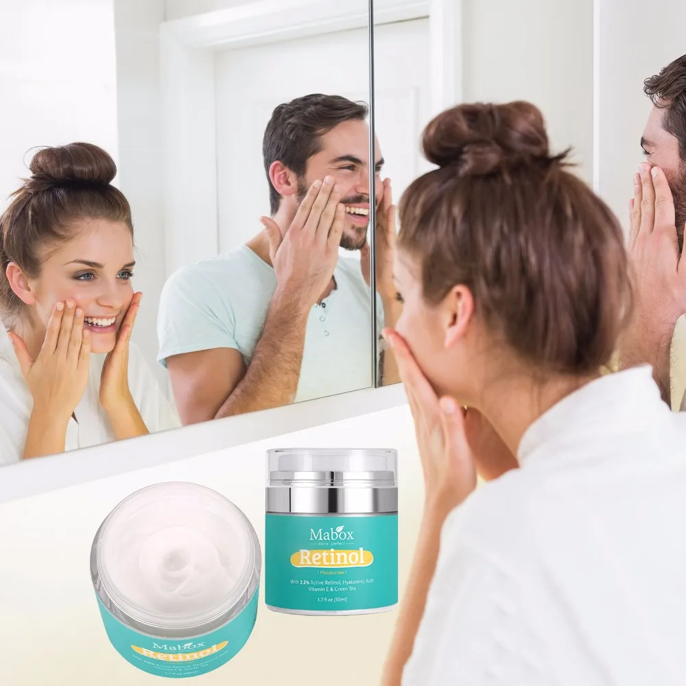 Отбеливающий увлажняющий антивозрастной крем от морщин ретинол помогает