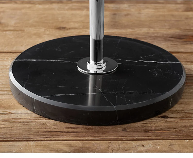 Круглая настольная лампа для учебы черная с кристаллами дома офиса E14