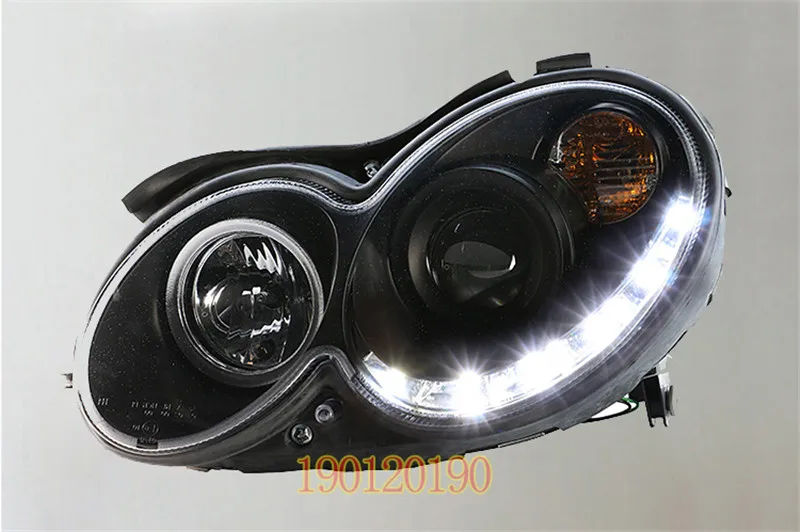 

VLAND factory for Car head lamp for CLK LED Headlight 2002-2009 for W209 Head light with xenon HID projector lens and DRL