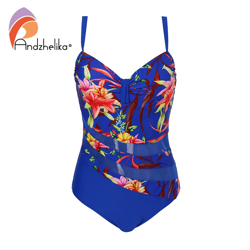 Andzhelika bikini 2018 женский купальник монокини размера плюс с красивыми боковыми