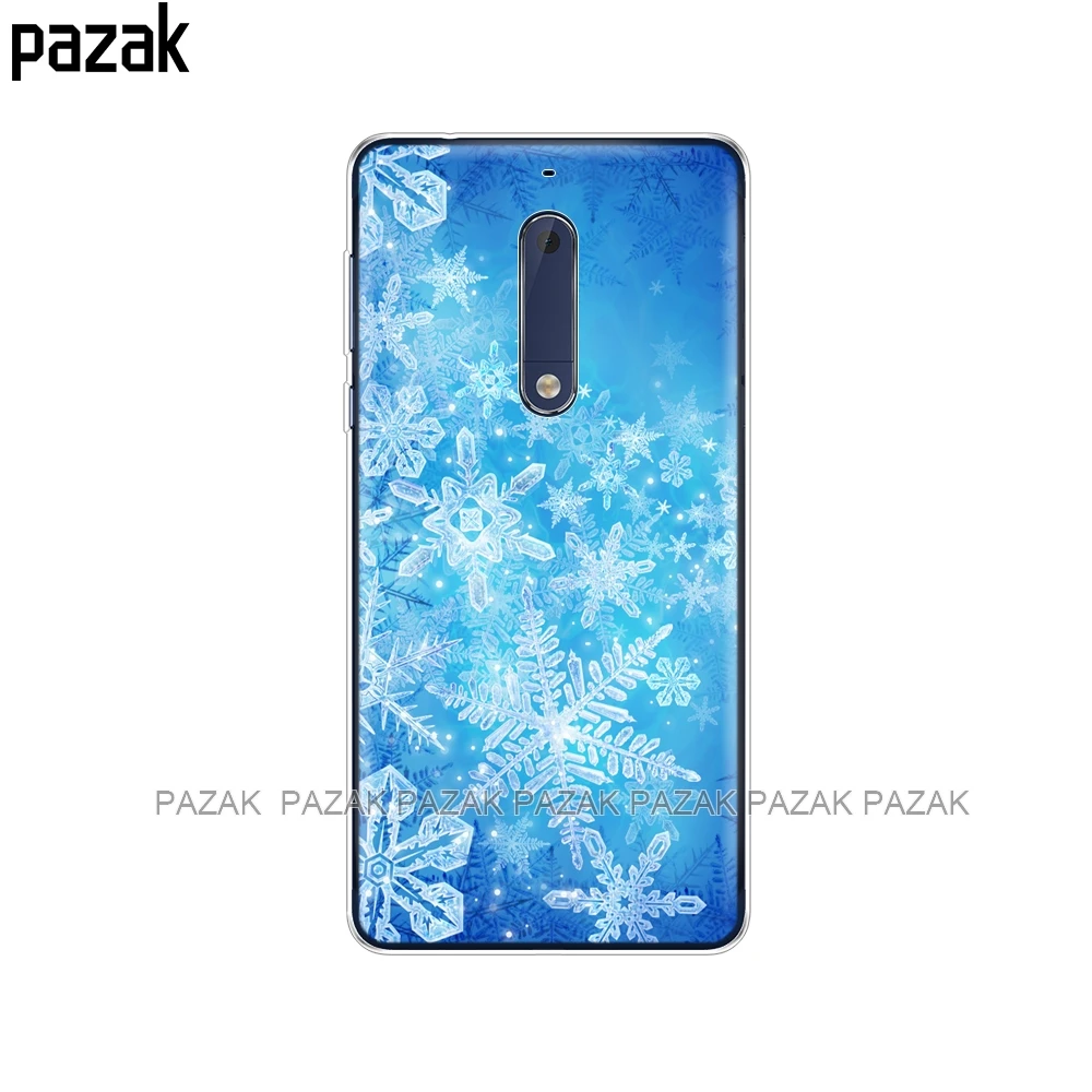 61454 Силиконовый чехол для Nokia 1, 2, 2,1, 3, 3,1, 5, 5,1 plus, чехол, мягкая задняя крышка из ТПУ для телефона, противоударный чехол, защитный бампер - Цвет: 61454