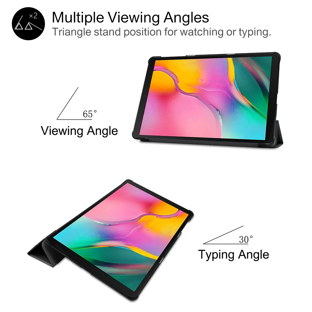 Чехол для samsung Galaxy Tab A SM-T510 SM-T515 T510 T515 чехол для планшета чехол-подставка для Tab A 10,1 '' чехол для планшета+ подарок