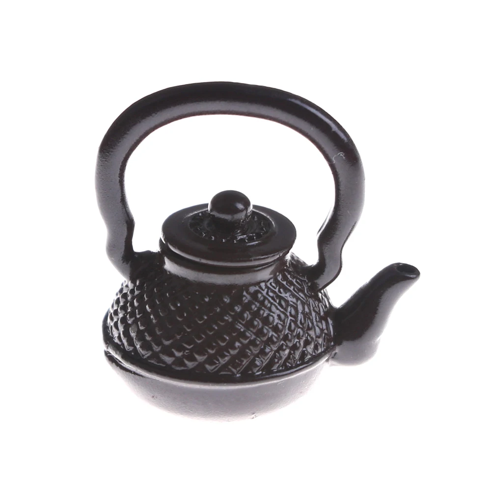 

Tea Kettle/Tea Pot Classic Toys Pretend Play Furniture Toys For Miniature Kitchen 1/12 Doll house Miniature Accessory