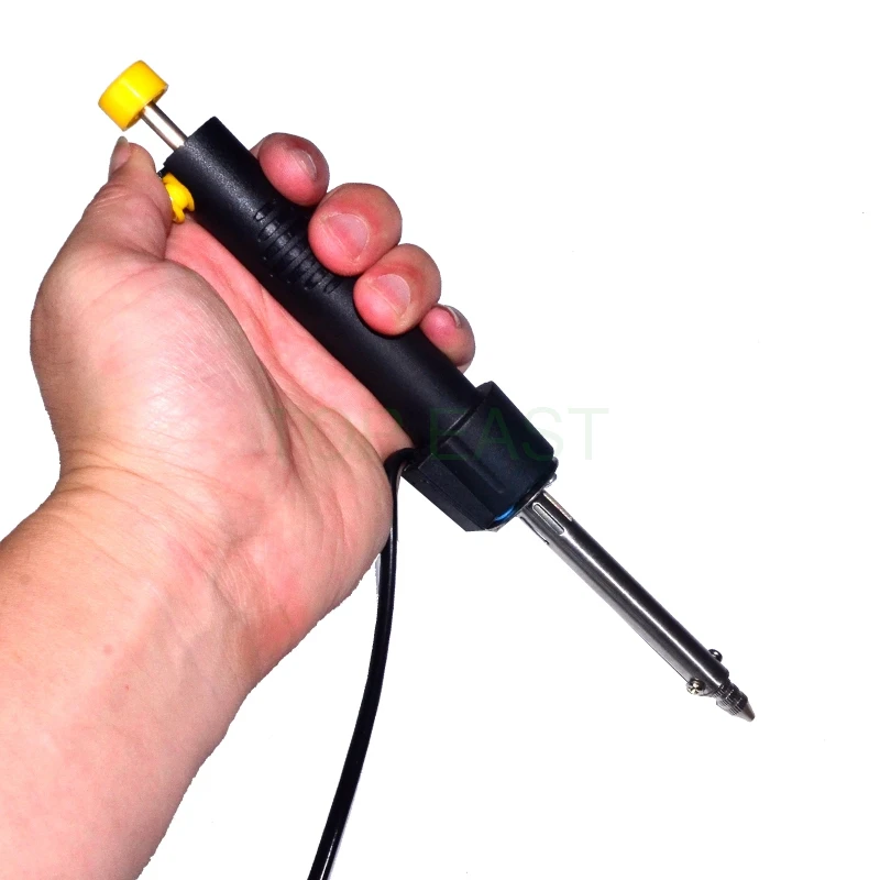 

Free shipping 220V 35-40W Electric Vacuum Solder Sucker | Desoldering Pump Iron Gun Welding Tool 019x Europ plug cable