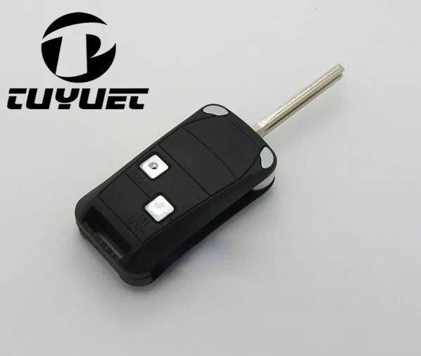 

5PCS/Lot 2 Buttons Modified Flip Folding Remote Key Shell For Lexus FOB Car Key Blanks Case