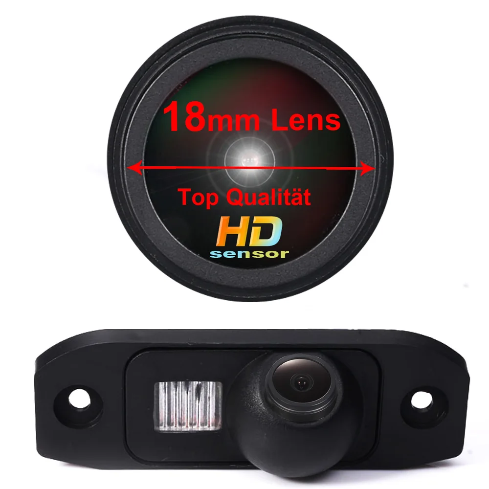 HD CCD 1280*720 пикселей объектив 18 мм парковочная камера заднего вида для Volvo S40L V40 V50 S60