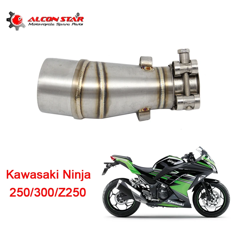 

Alconstar для Kawasaki NINJA250/300/z250 средняя выхлопная труба мотоцикла Соединительная труба глушитель Escap Соединительная труба средняя труба