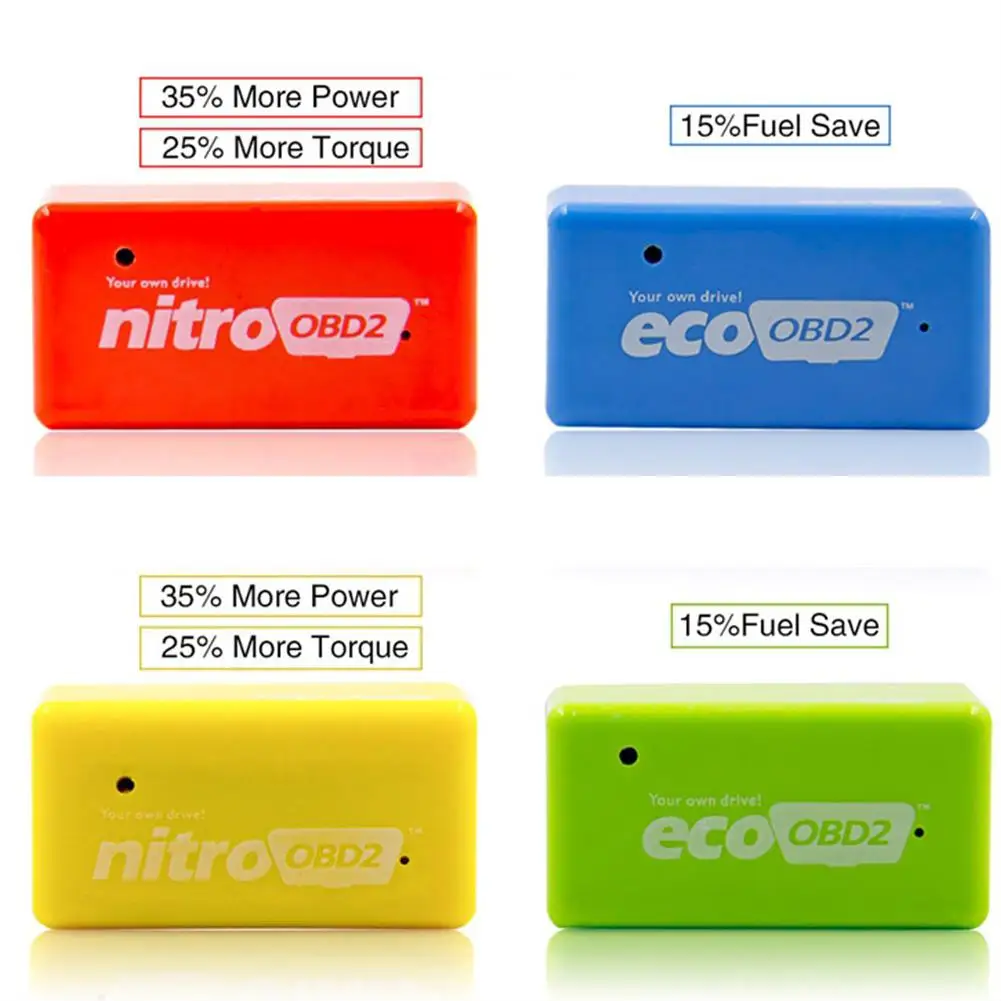 Plug and Drive ECOOBD2 Economy Chip Tuning Box Optimize ECU Economizer for Diesel&ampBenzine Car Accessories | Автомобили и