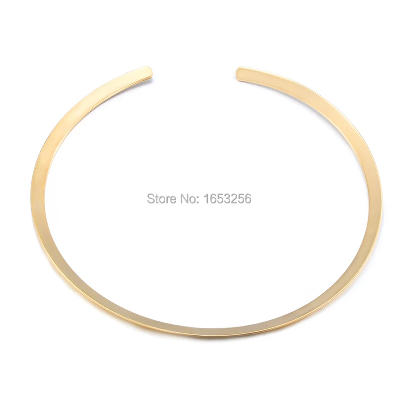 Ожерелье чокер из нержавеющей стали золотого цвета 6 мм|womens gifts|choker necklacedesigner necklace |