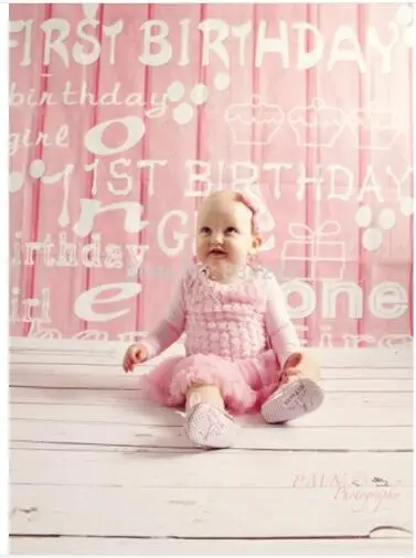 VinylBDSD розовый фон для фотосъемки первого дня рождения детский цифровой граффити