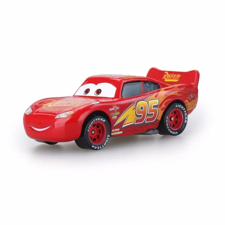 Disney Pixar Cars 3 Lightning Mcqueen Jackson Storm Mater Mack Uncle Truck литая металлическая игрушка для