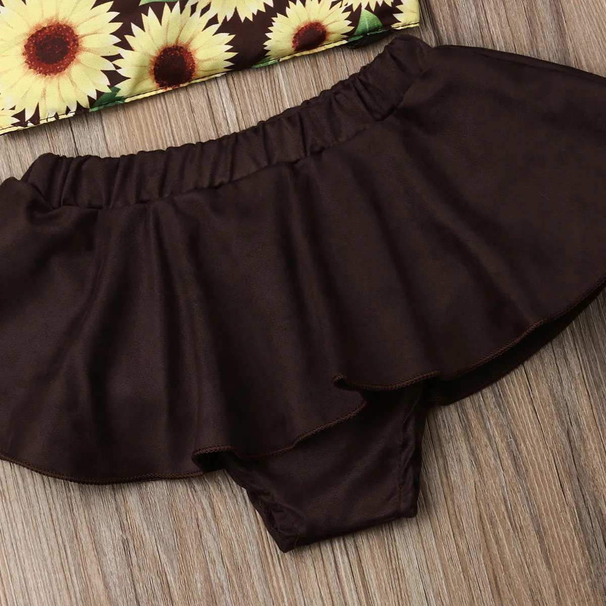 Одежда для малышей комплект из 2 предметов новорожденных девочек юбка-пачка с