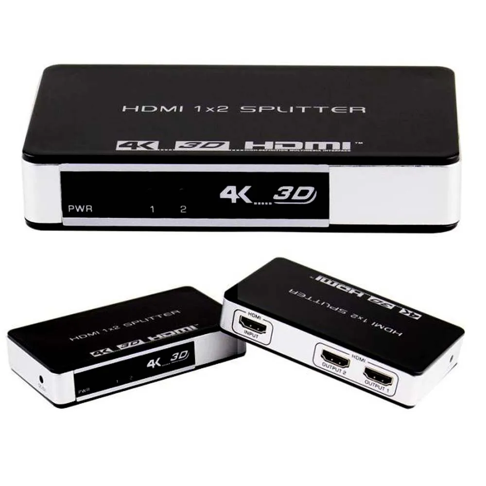 HDMI сплиттер 1x2 4K 30HZ UHD1 вход 1 выход 4 ретранслятор Переключатель Сплиттер