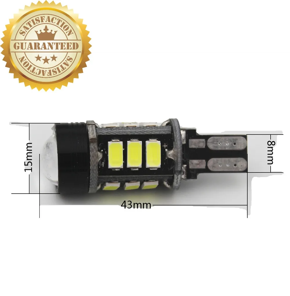 2 шт. супер яркий T15 921 W16W 12SMD 5630 5730 светодиодный высокомощная саn шина ошибок