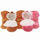 Теплые зимние ботинки для ходьбы, зимние ботинки, защитные ботинки с уличными лапами, для маленьких и средних собак, XS, S, M, L, XL