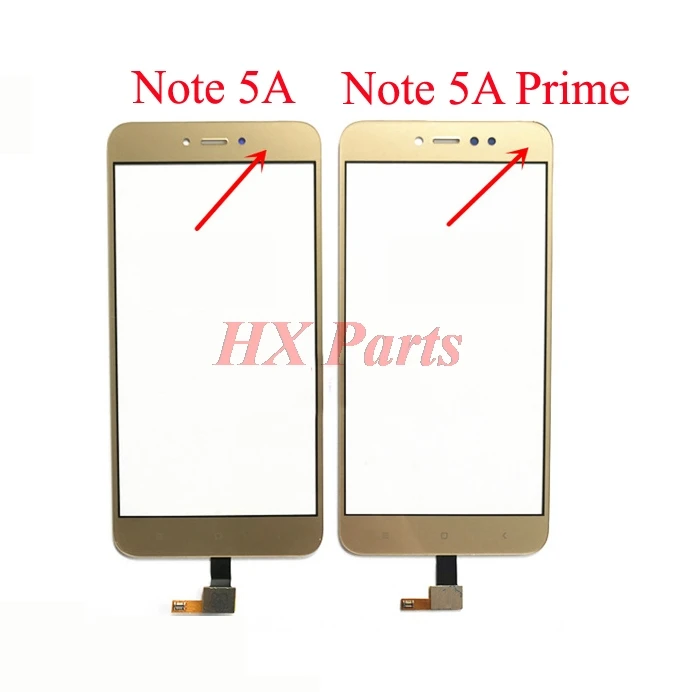Новый сенсорный экран дигитайзер для Xiaomi Redmi Y1 Lite Note 5A Prime внешняя стеклянная