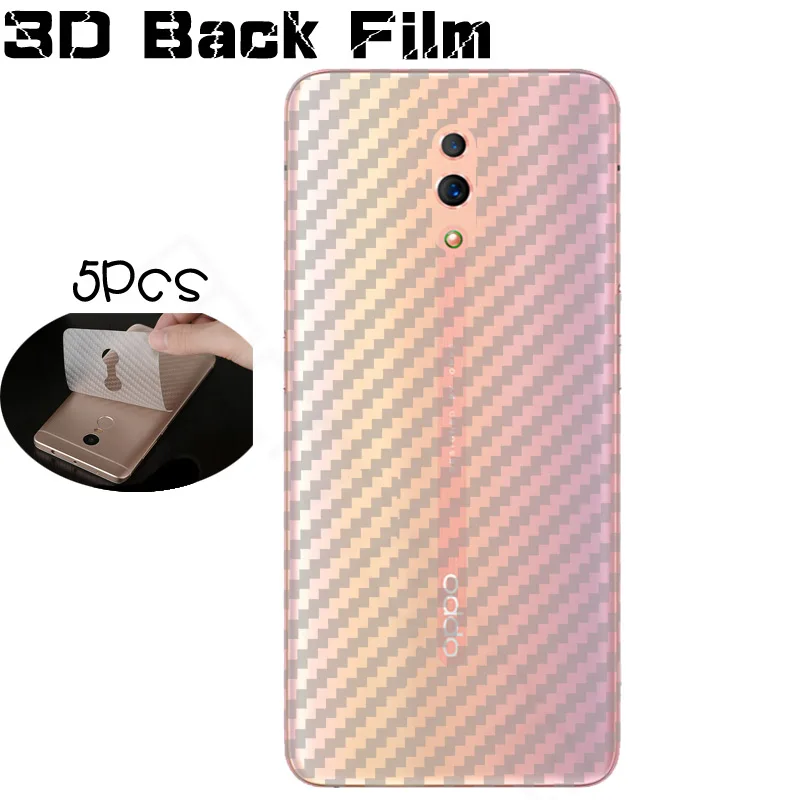 3D Защитная пленка для задней панели из углеродного волокна OPPO Reno экрана наклейка