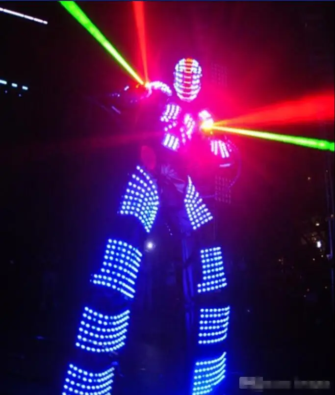 2017 светодиодная светящаяся одежда/световые костюмы/Kryoman robot/Bar/KTV светодиодные
