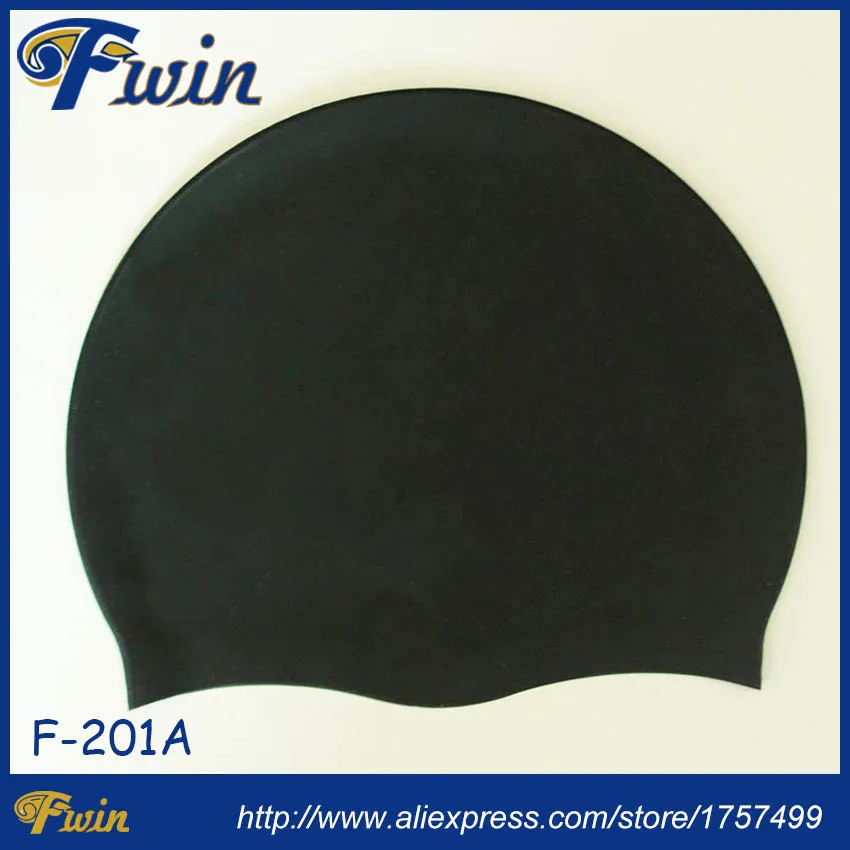 Free shipping good price 2016 new arrival quality lightweight 40gs waterproof Fwin swimming silicone caps for women and men | Спорт и
