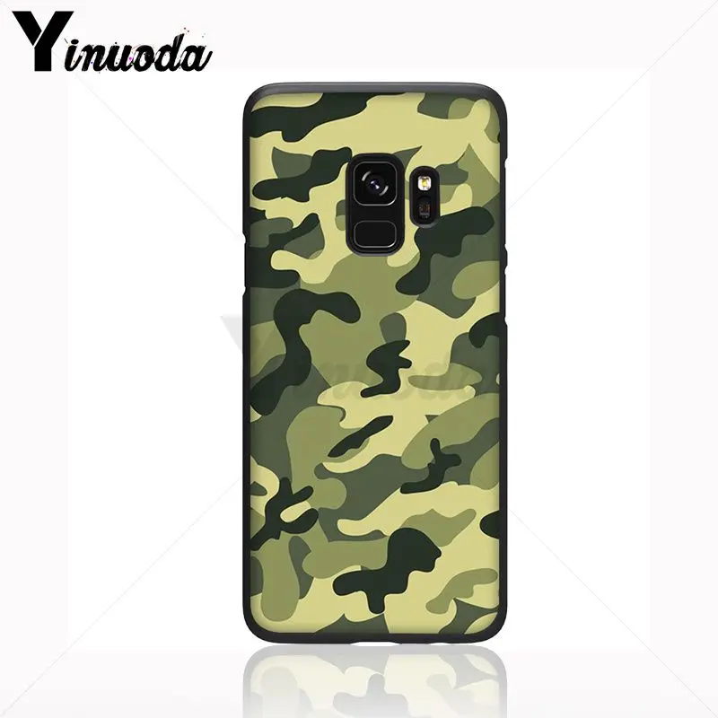 Yinuoda мягкий чехол для телефона с камуфляжным рисунком в стиле милитари Samsung Galaxy s9