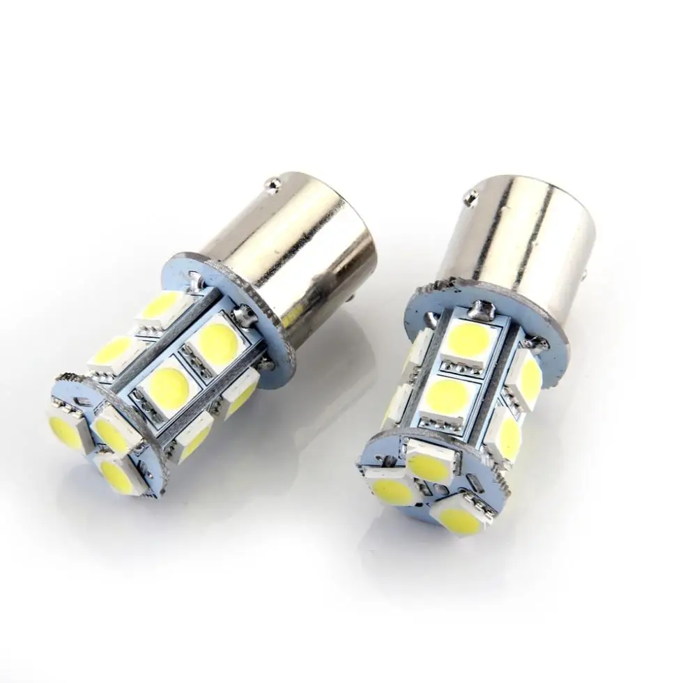 10pcs Car Tail Rear Bulb Lamp 1156 BA15S 5050SMD 13 LED White Light 12V | Автомобили и мотоциклы