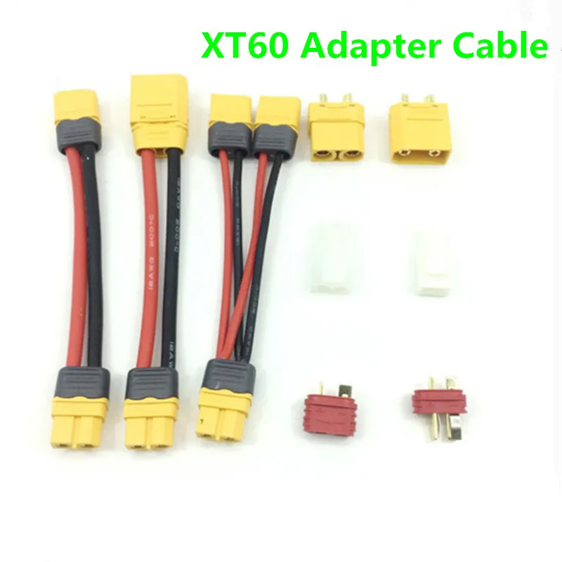 Оригинальный Кабель-адаптер Amass XT60 для T Plug XT30 XT90 штекер гнездо JST штекер-гнездо с