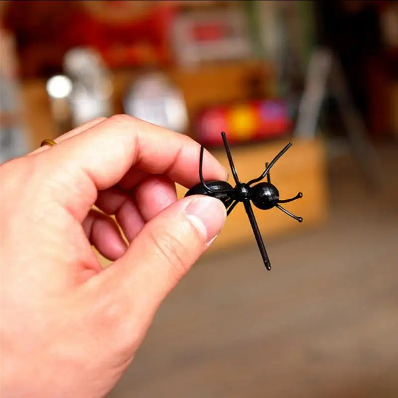 12 шт./компл. Милый Кухня Многоразовые Ant Плоды Вилкой Фрукты Из Пластика