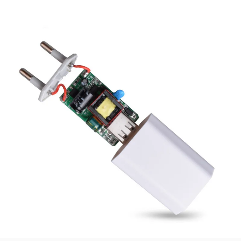 Настенное зарядное устройство с вилкой европейского стандарта 5 В AC Micro USB