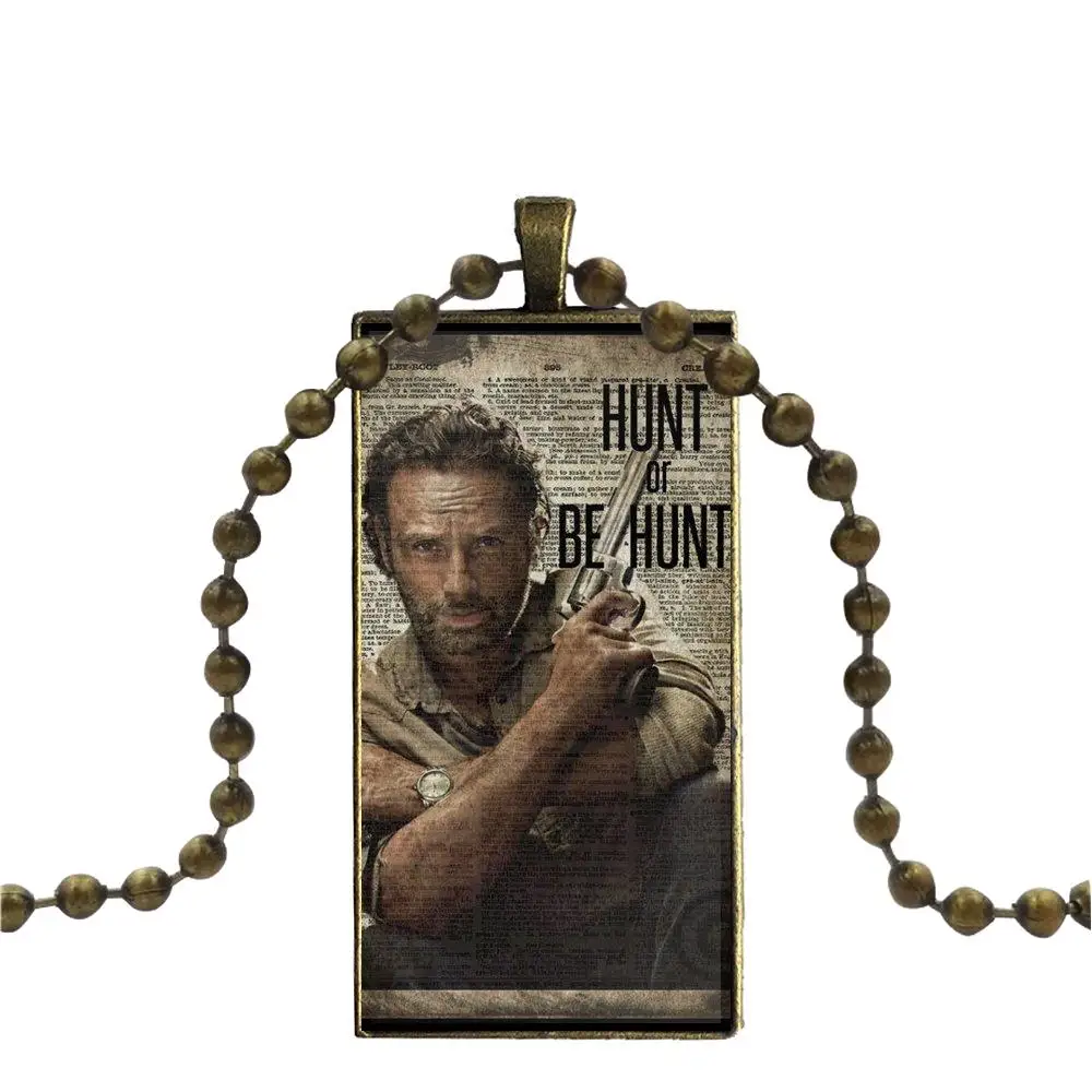 EJ glaze The Walking Dead Rick Grimes модное ожерелье для девочек колье ручной работы в