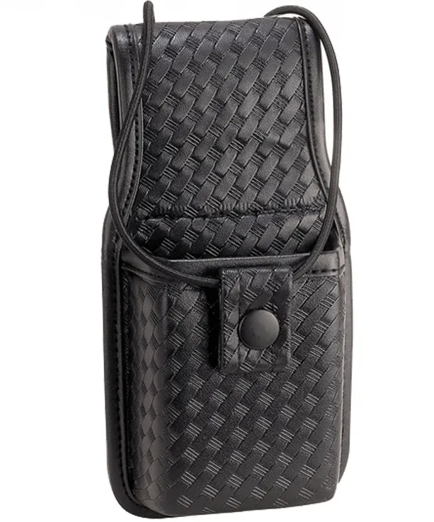 Leather Radio Pouch Полиция Rig duty Интимные аксессуары-Формованные Плетение одного Наручника мешок и Радио чехол для полиции Обязанность утилита пояса - Цвет: Leather Radio Pouch