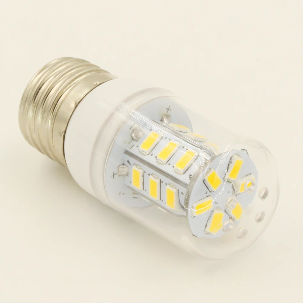 1x светодио дный Светодиодная лампа E27 5 Вт лампочки SMD 5730 24 LED s супер яркий 360