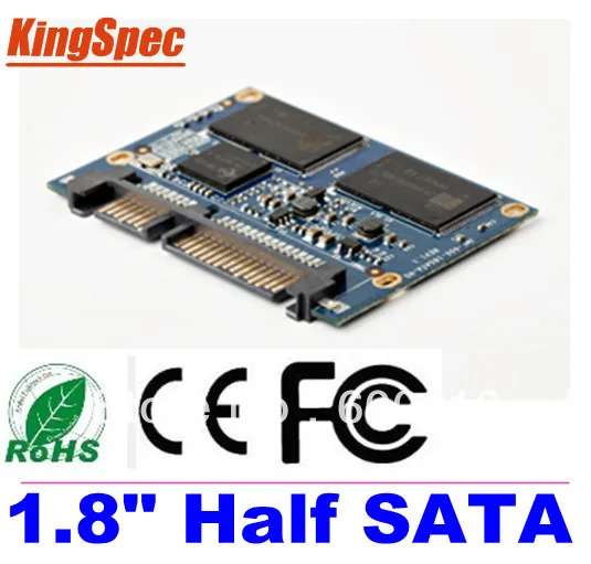 Kingspec 1 8 дюймовый Half SATA III II модуль MLC 128 ГБ 4 канальный для HD проигрывателя