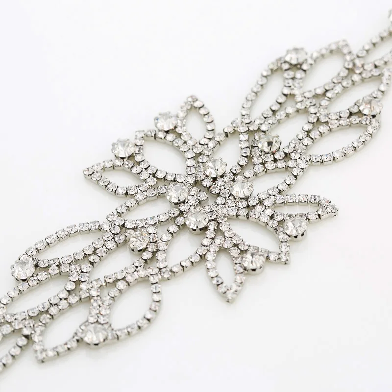 Рейн камни кристаллы стразы кисточки ручная цепочка ювелирные изделия браслет