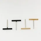 Серьги-гвоздики женские, черные, минималистичные, геометрические