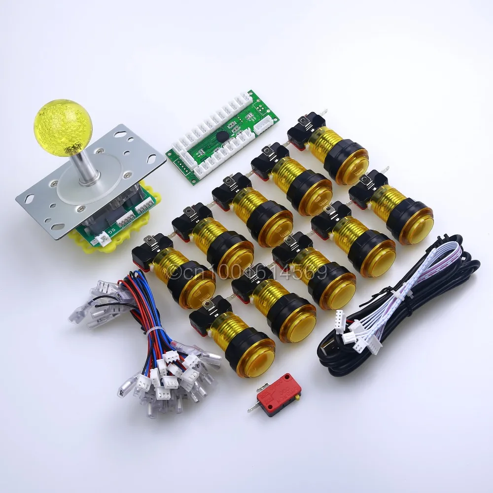 Светодиодная аркадная игра с нулевой задержкой детали сделай сам USB PC для