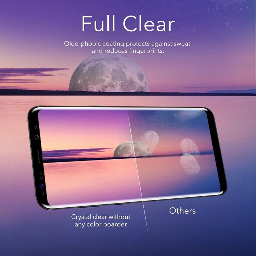 Полностью УФ клей жидкое Закаленное стекло протектор экрана для Samsung Galaxy Note8 Note9 S9