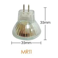 Светодиодный точечный светильник GU10 Mr16 Mr11 220V 3W 5W светильник с светодиодных ламп Стекло тела точечный светильник лампа светодионая лампа светильник Инж - Испускаемый цвет: Mr11