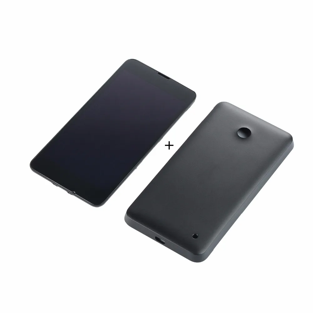 

For Nokia Lumia 630 635 RM-977 RM-978 LCD Display Touch Screen Digitizer+Battery Back Cover with Power Volume Buttons