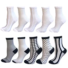 YEADU 10 партлот кружевные женские носки Прозрачный шелк разные стили удобные прозрачные весенние летние 2018 невидимые носки до щиколотки