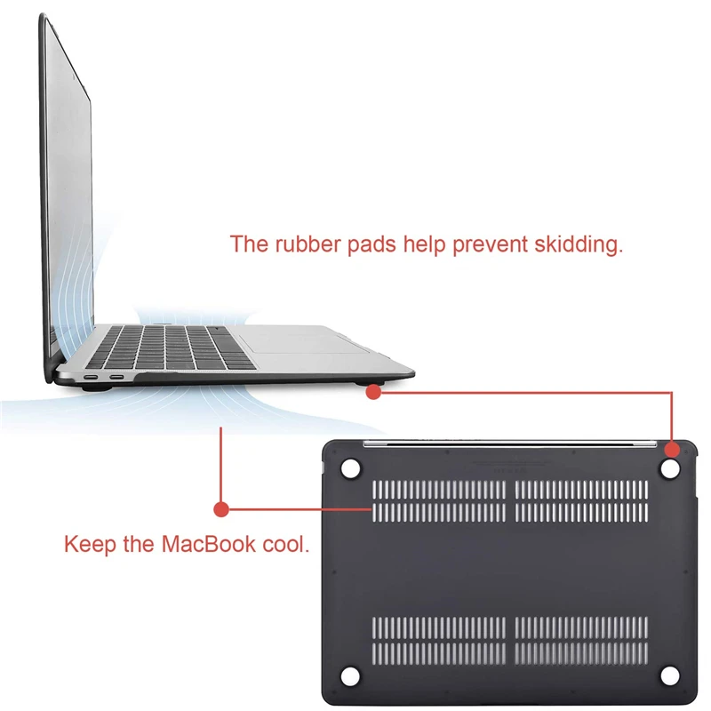 MOSISO Новый матовый чехол для Macbook Air 11 13 дюймов защитный Pro 15 Retina Touch Bar A1706 A1707