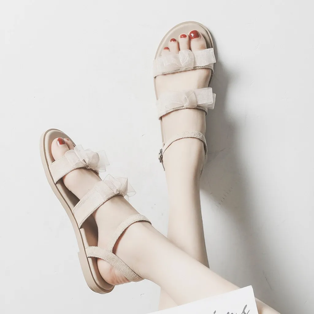 Лето 2019 Лидер продаж женские сандалии элегантные с открытым носком на плоской