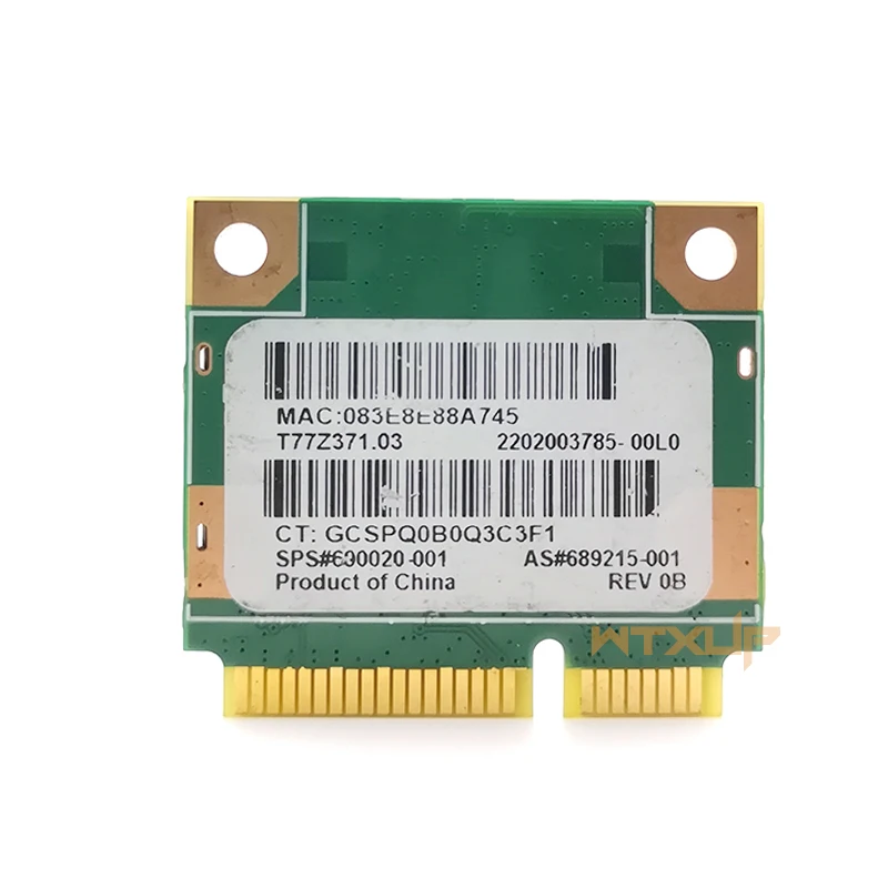 Ralink RT3290 802.11b/g/n 150 Мбит/с беспроводной Bluetooth wifi+ BT 4,0 Половина мини PCIE карта для hp CQ58 M4 M6 4445S DV4 G4 G6