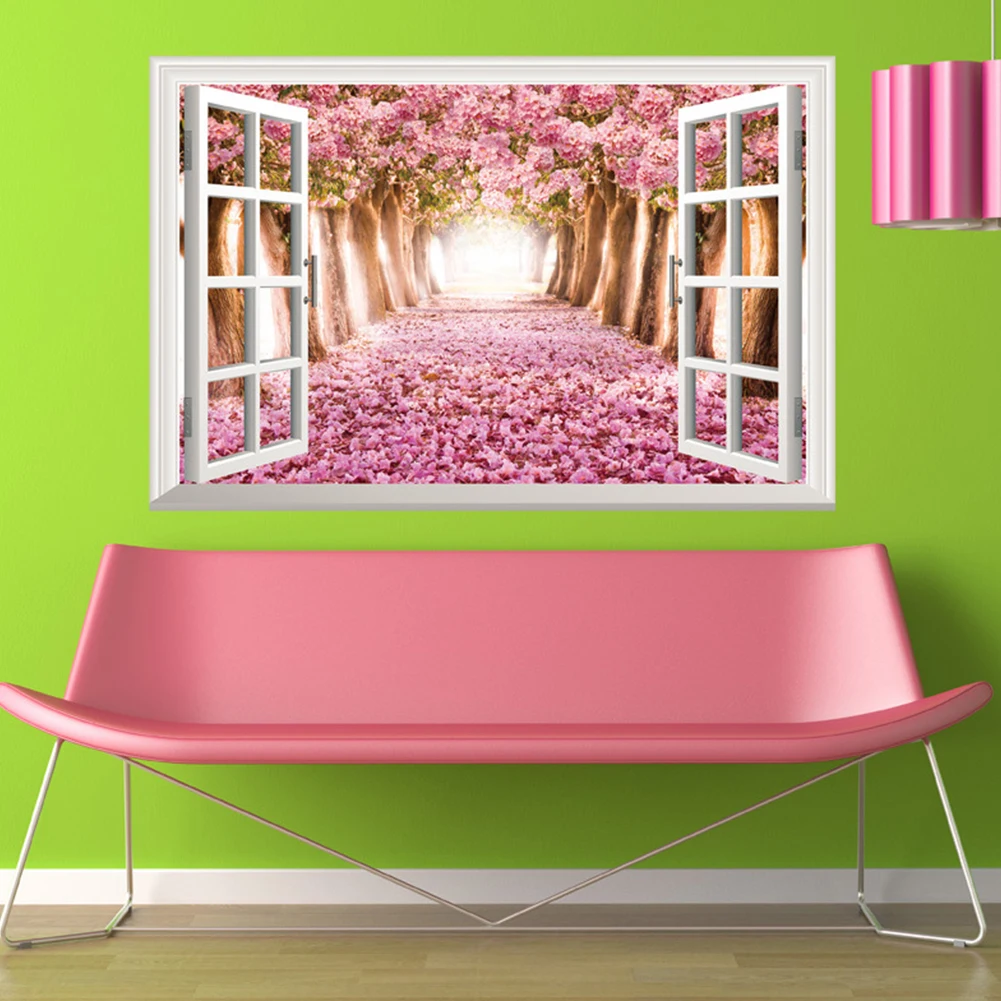 Книги по искусству наклейка домашний декор ёлки 3D эффект павших оставить стены