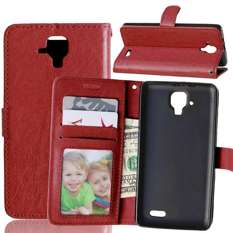 Чехол книжка из искусственной кожи Crazy Horse в стиле ретро для Lenovo A536|cover for lenovo|flip