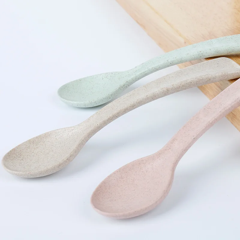 Безопасная ложка для кормления детей детская посуда пищевая тренировочная супа