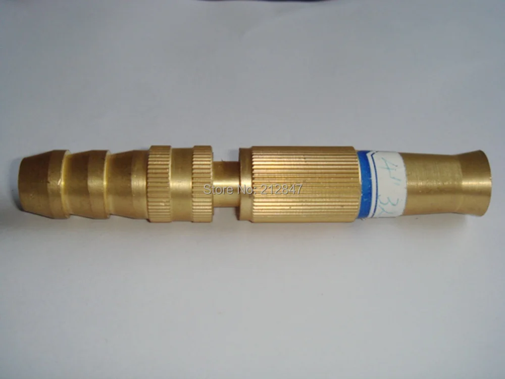 

0.61" Diameter Solid Brass Adjustable Hose Spray Nozzle Barb
