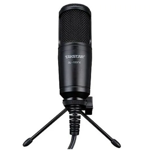 Takstar GL 100FX боковой адрес запись USB микрофон Встроенный усилитель с тон вверх ручка