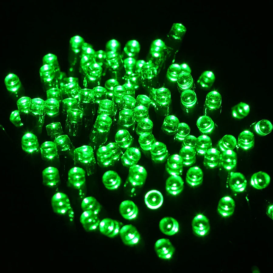 HANMIAO 30/50/100/200 Solar LED String Lights Outdoor Holiday Party Christmas Garland RGB Waterproof Fairy 03 | Лампы и освещение